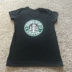 Guns and Coffee Tshirt
